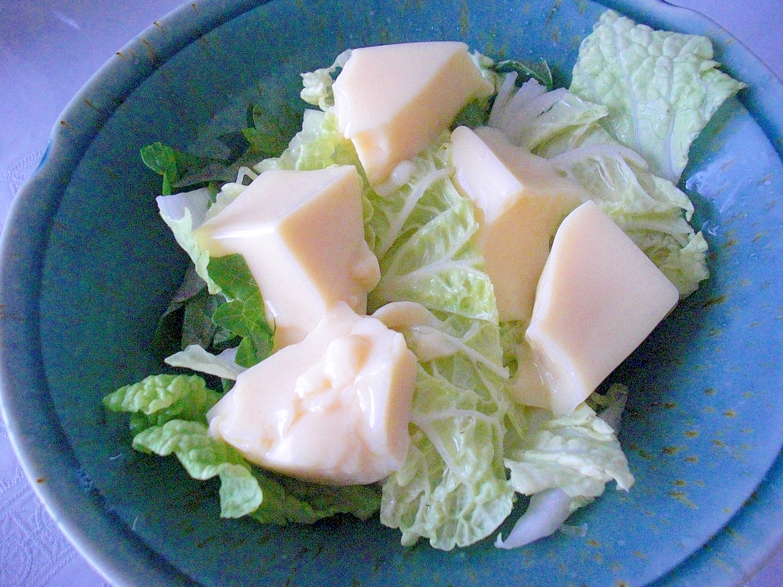 卵豆腐サラダ