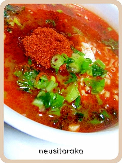 辛辛魚のスープでパスタ レシピ 作り方 By ねうしとら子 楽天レシピ