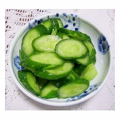 きゅうりの浅漬け（柚子風味）