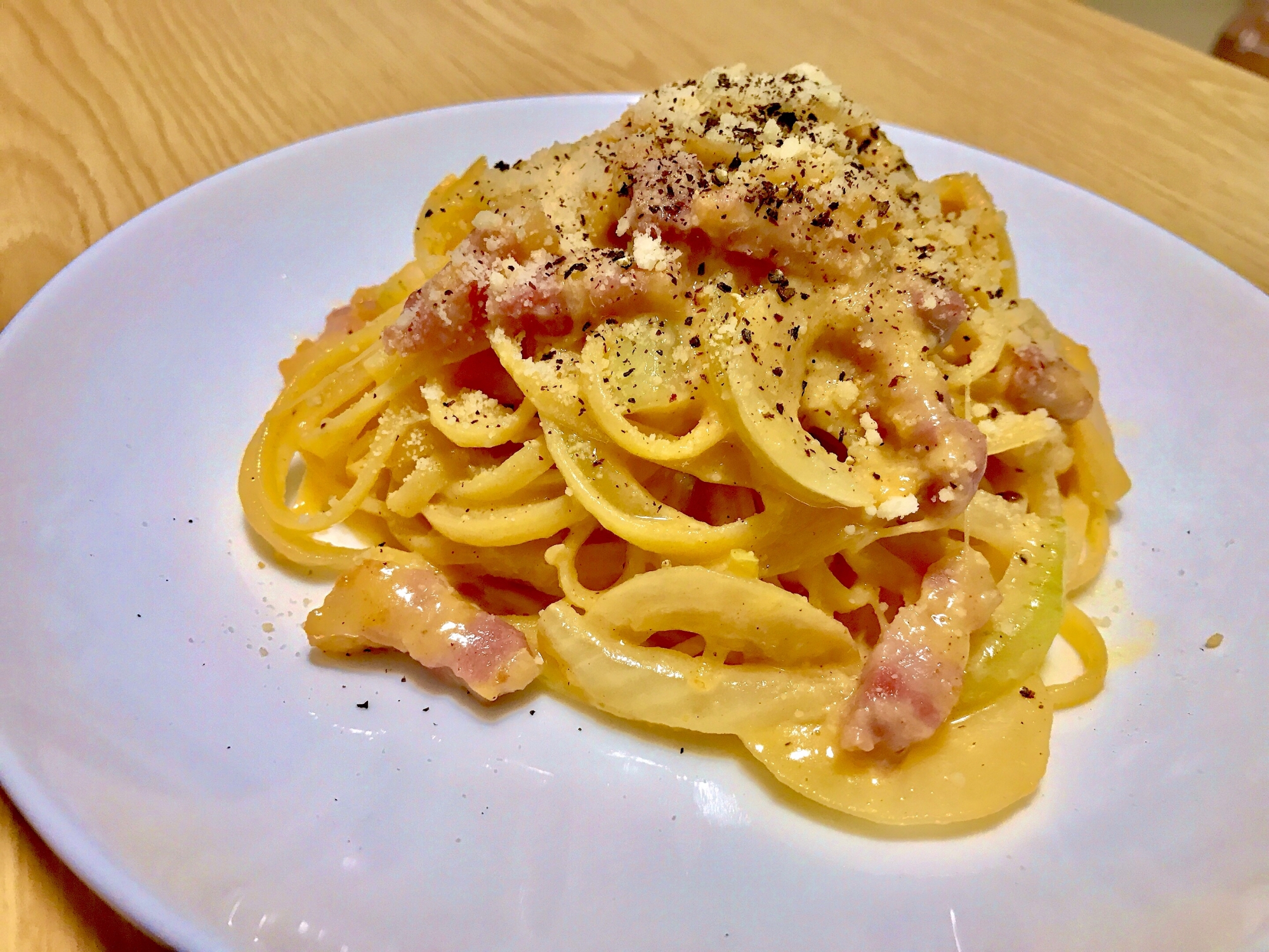 生クリームを使わない 本格カルボナーラ レシピ 作り方 By Youyuu 楽天レシピ