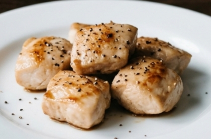 鶏むね肉のペッパー醤油焼き