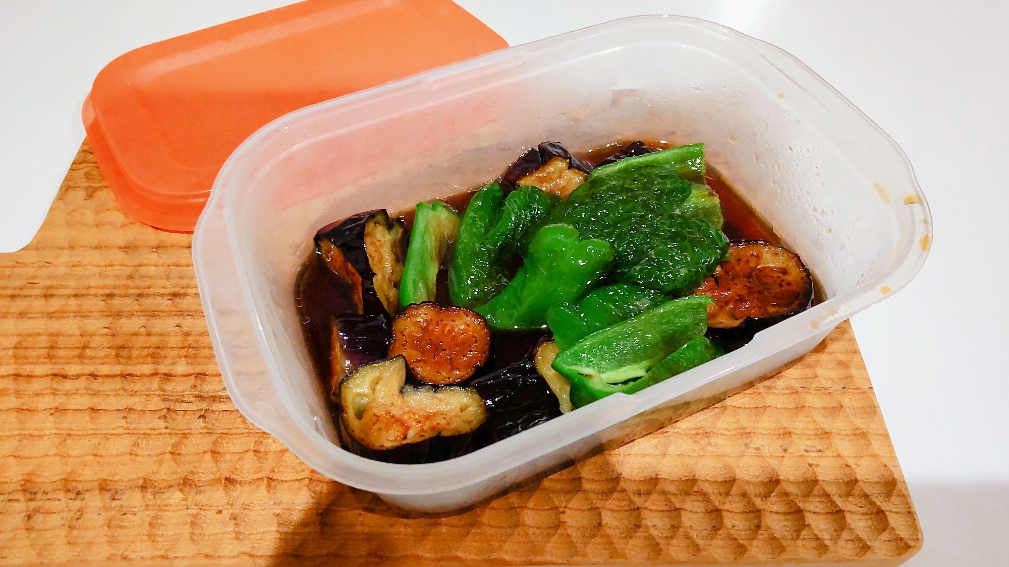 作り置き！茄子とピーマン揚げ浸し
