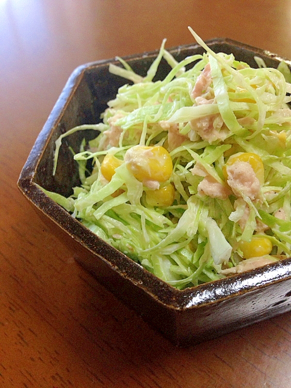 キャベツとコーンとツナのコールスロー レシピ 作り方 By Tukuyo93 楽天レシピ