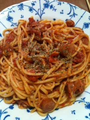 ホールトマトを使った簡単トマトパスタ レシピ 作り方 By てつやんやん 楽天レシピ