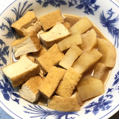 大根と厚揚げの煮物＋＋