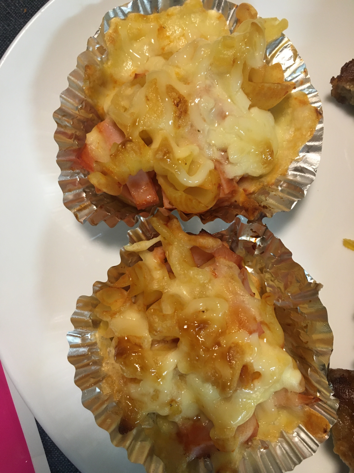 お弁当に！マカロニチーズ焼き！