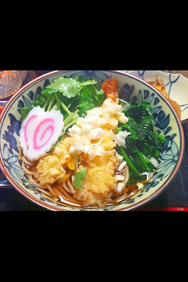 年越し！天ぷら蕎麦