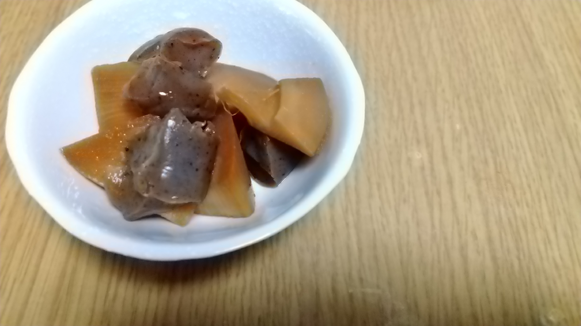 筍とこんにゃくの煮物