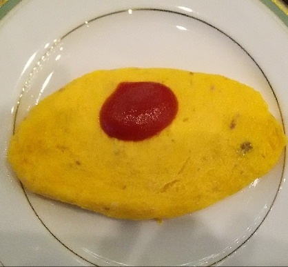 ✽セロリとウインナーのオムライス✽