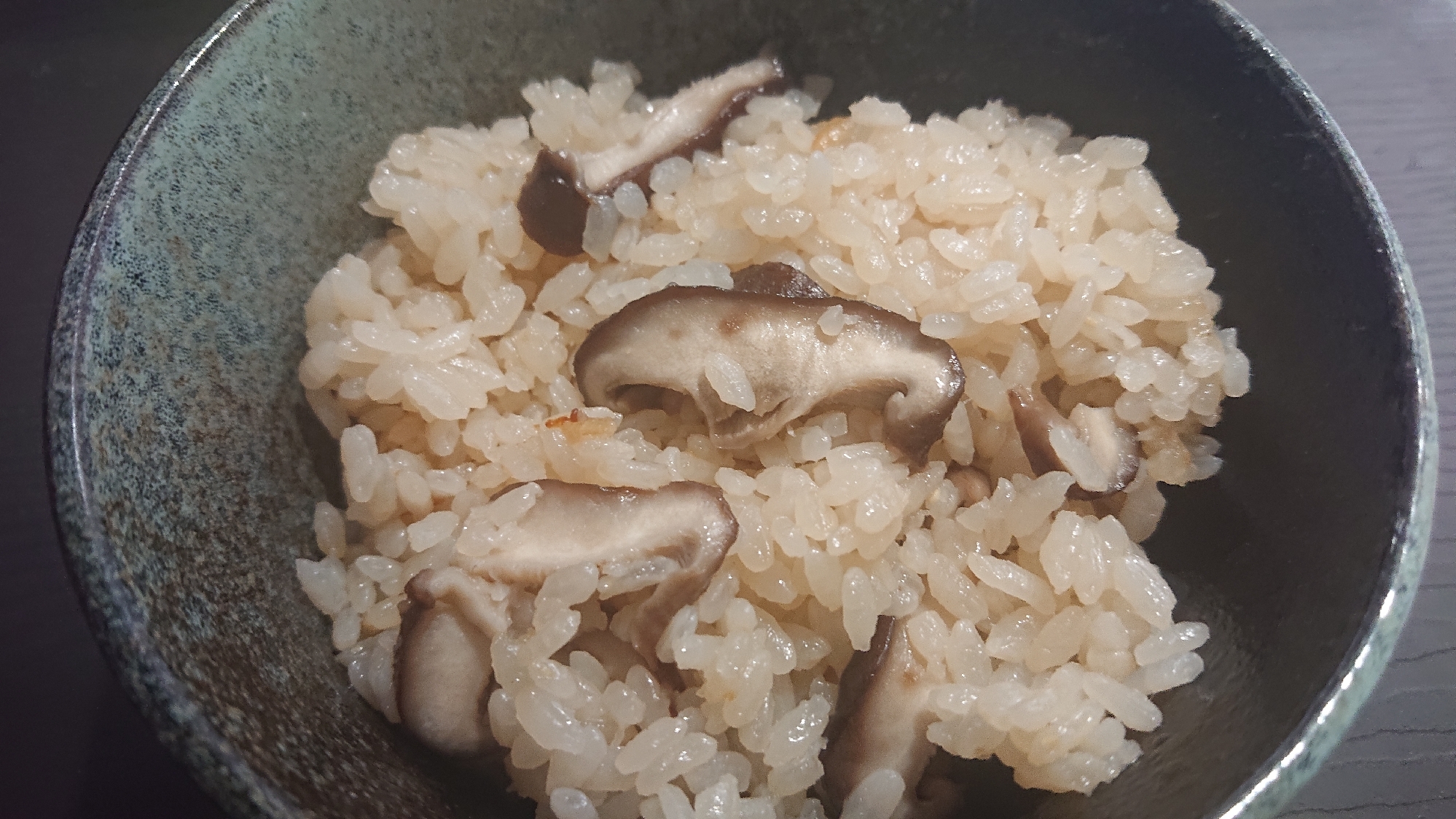 新米で☆椎茸の炊き込みご飯