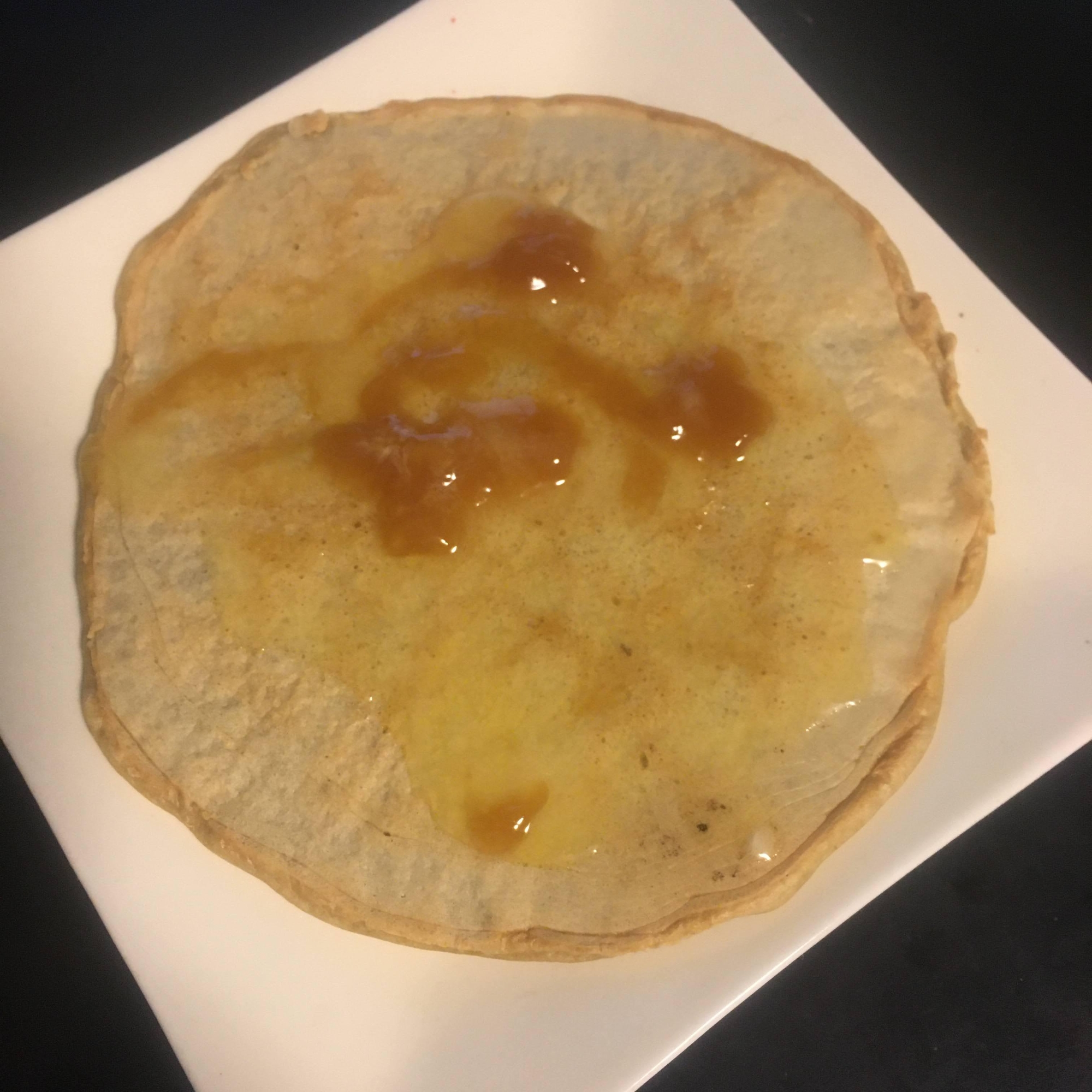 豆乳、ピーナツクリームパンケーキ、クリスマスに