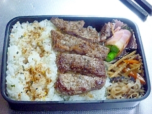 ガーリックステーキ弁当