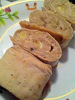 フライパンで作る紅茶風味の簡単バナナロールケーキ レシピ 作り方 By ばちこ 楽天レシピ フライパンで作る紅茶風味の簡単バナナロールケーキ レシピ 作り方 By ばちこ 楽天レシピ