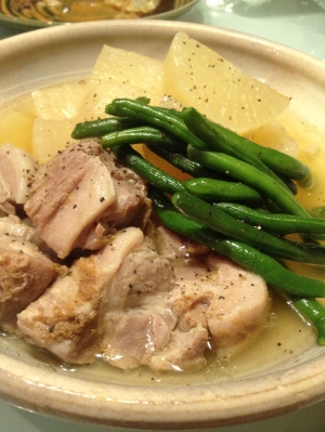 圧力鍋でトロトロ❤大根と豚肉の韓国風煮