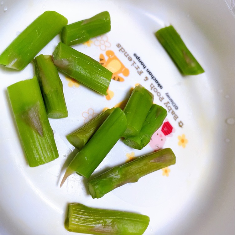 離乳食後期 アスパラガス レシピ 作り方 By Sa Yu 楽天レシピ 離乳食後期 アスパラガス レシピ 作り方 By Sa Yu 楽天レシピ