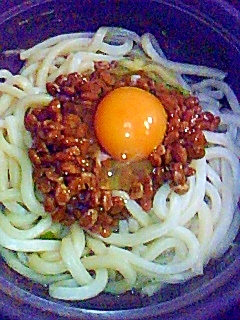 remake納豆たまうどん