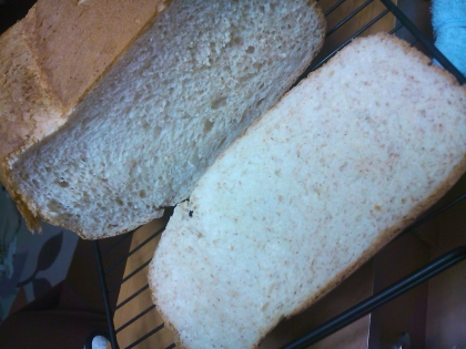 健康系❤ライ麦とフランスパン専用粉のハード食パン❤