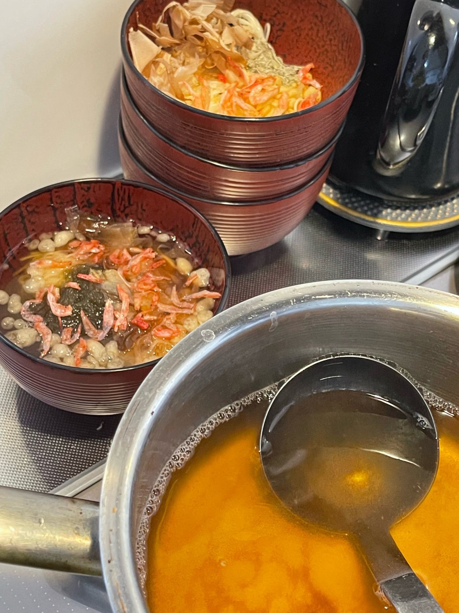 時短*乾物ですぐできる具沢山お吸い物