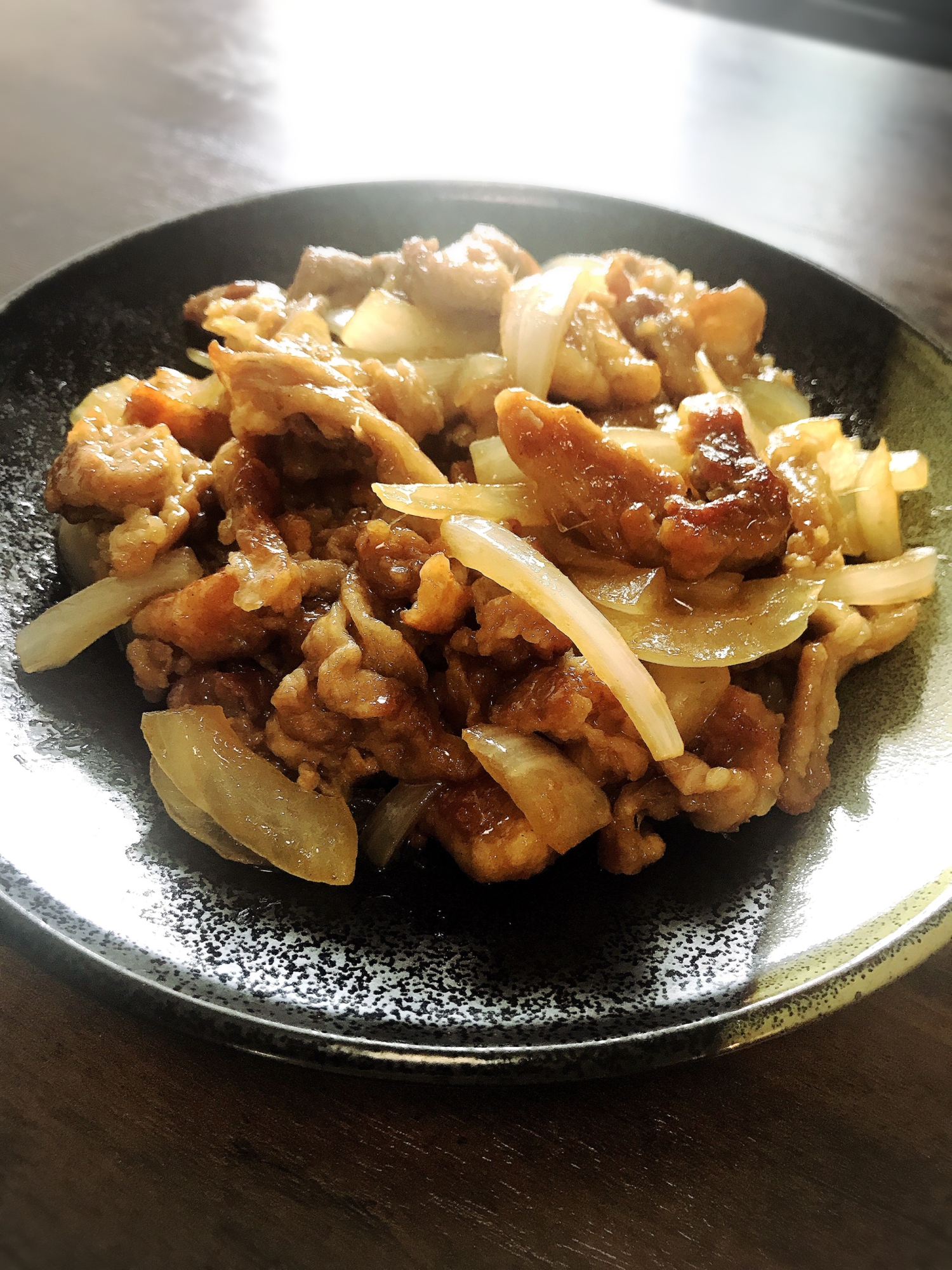 自家製焼肉のタレで！豚こま生姜焼き♡