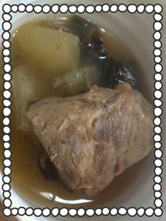 パパイヤとソーキのお汁