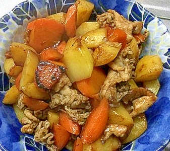 玉ねぎ無し豚の肉じゃが風 レシピ 作り方 By ぴさきのマリちゃん 楽天レシピ