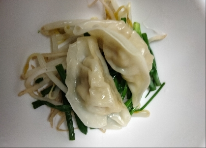 餃子のレンジ蒸し