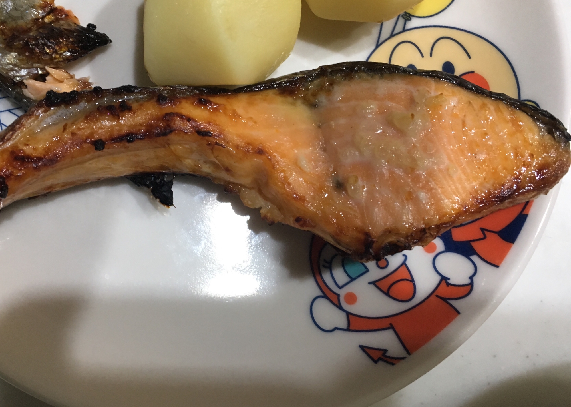 鮭のしょうが味噌焼き