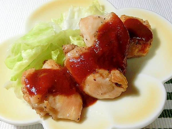 グリルパンでパリッとジューシー 鶏もも肉のソテー レシピ 作り方 By さくらもっち 楽天レシピ