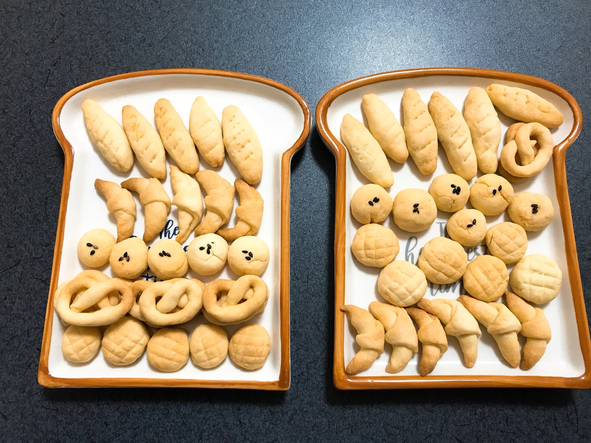 パン型クッキー レシピ 作り方 By ブドウ マスカット 楽天レシピ
