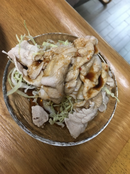 甘辛い冷しゃぶのタレ
