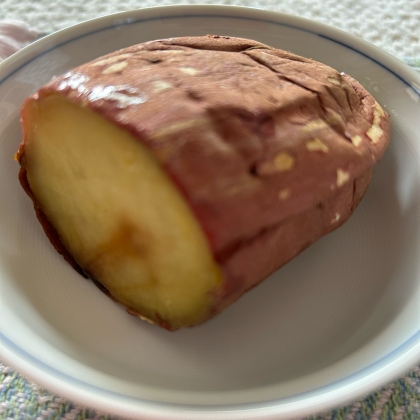 オーブントースターで超しっとり♡～焼き芋の作り方～