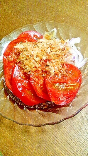 ポン酢でスライストマト レシピ 作り方 By ひざのさら 楽天レシピ