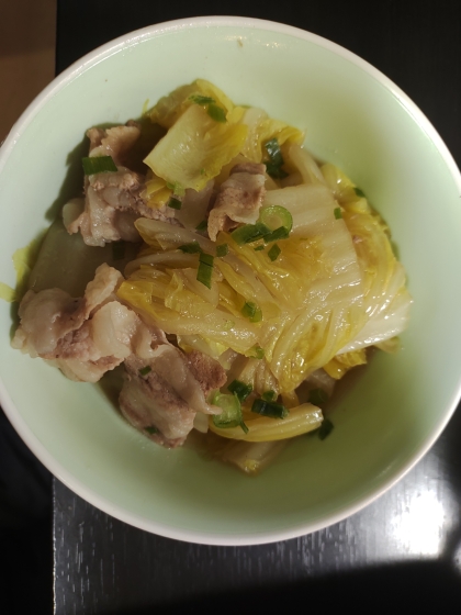 煮るだけ10分♡余った白菜♡白菜と豚肉のくたっと煮