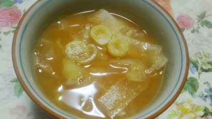 大根とネギのお味噌汁