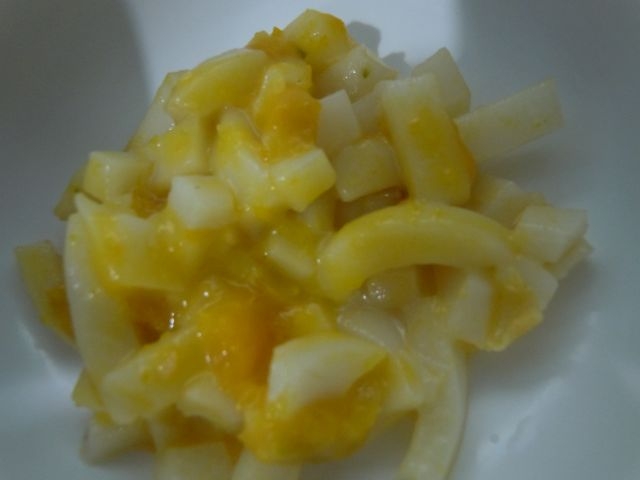 離乳食に☆ミルクカボチャうどん