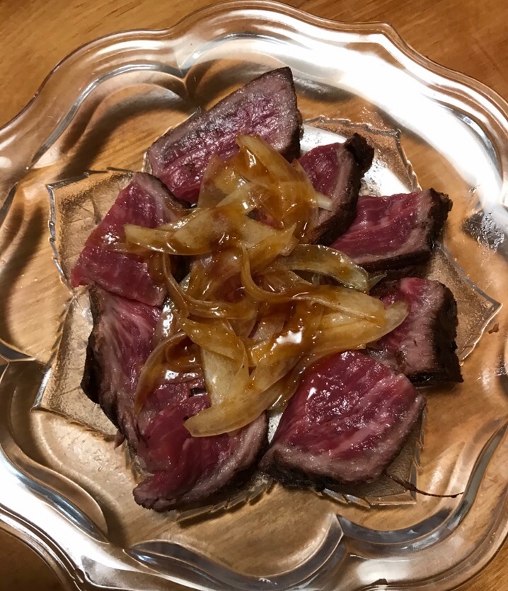 玉ねぎソースがけローストビーフ レシピ 作り方 By ボンド子 楽天レシピ