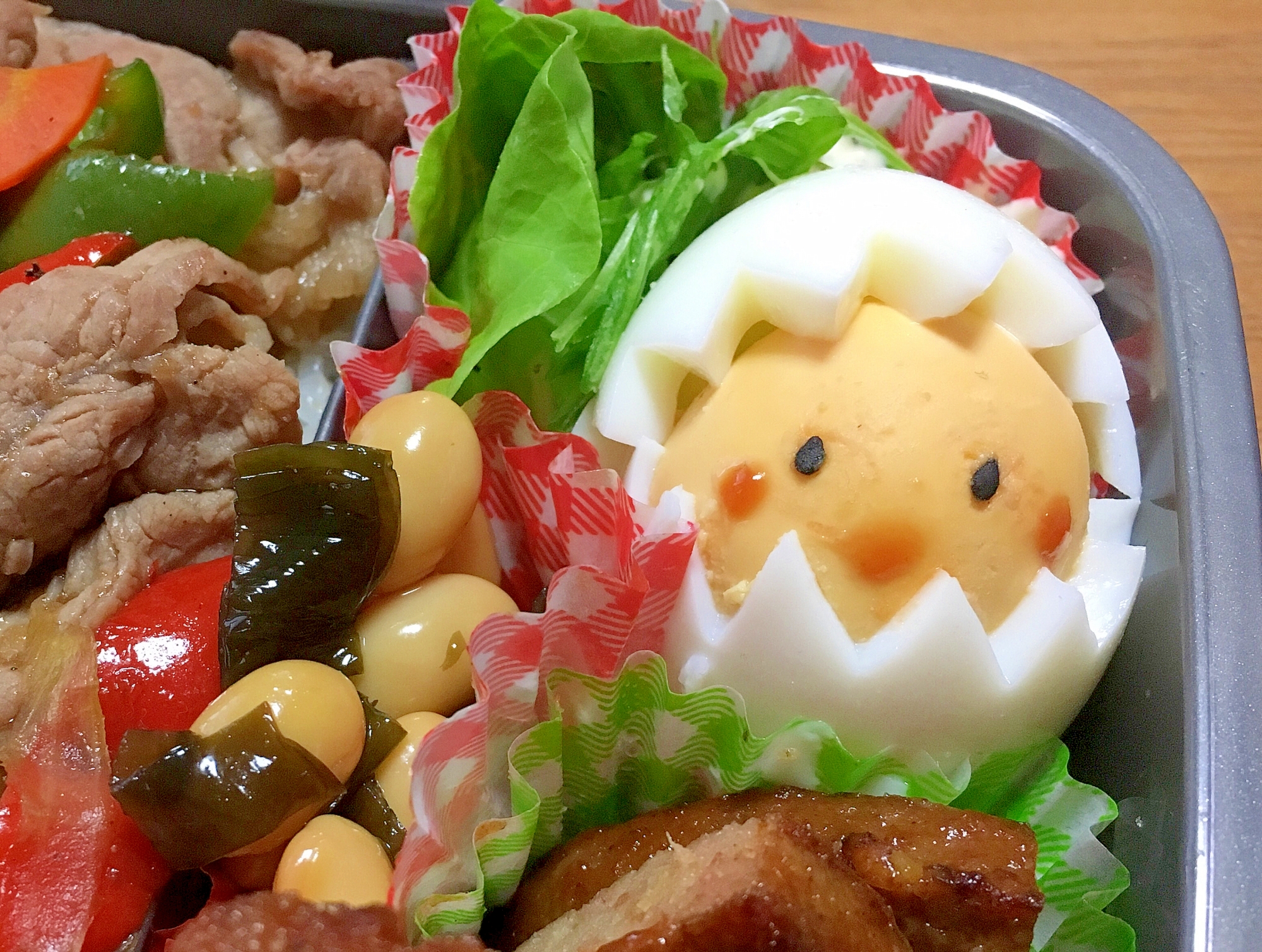 キャラ弁に ゆで卵でひよこちゃん レシピ 作り方 By おこのみっちゃん 楽天レシピ キャラ弁に ゆで卵でひよこちゃん レシピ 作り方 By おこのみっちゃん 楽天レシピ