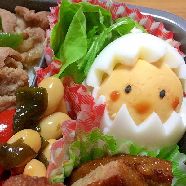 キャラ弁に ゆで卵でひよこちゃん レシピ 作り方 By おこのみっちゃん 楽天レシピ キャラ弁に ゆで卵でひよこちゃん レシピ 作り方 By おこのみっちゃん 楽天レシピ