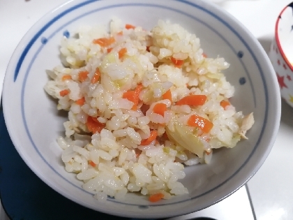 幼児食にも☆材料コレだけ☆炊飯器で簡単混ぜご飯