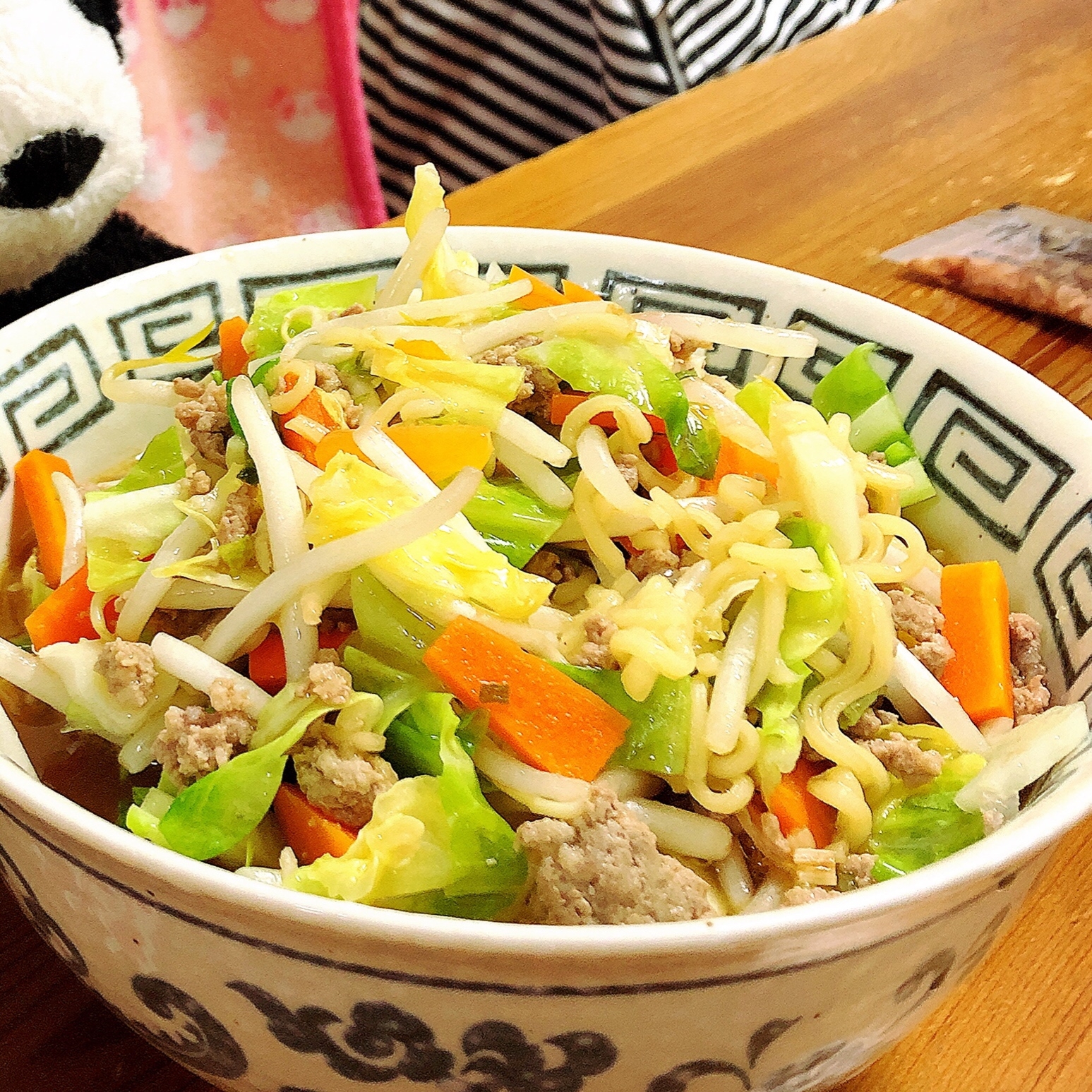 野菜たっぷり★☆サッポロ一番みそラーメン☆★