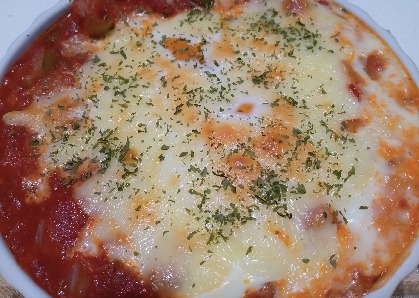 トースターで簡単★卵とろ〜り！フラメンカエッグ