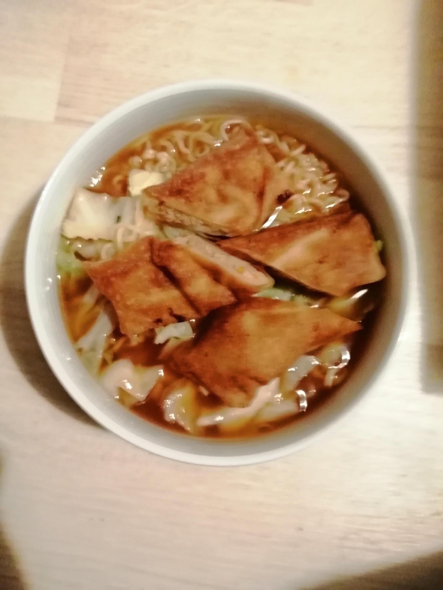 春巻き醤油ラーメン