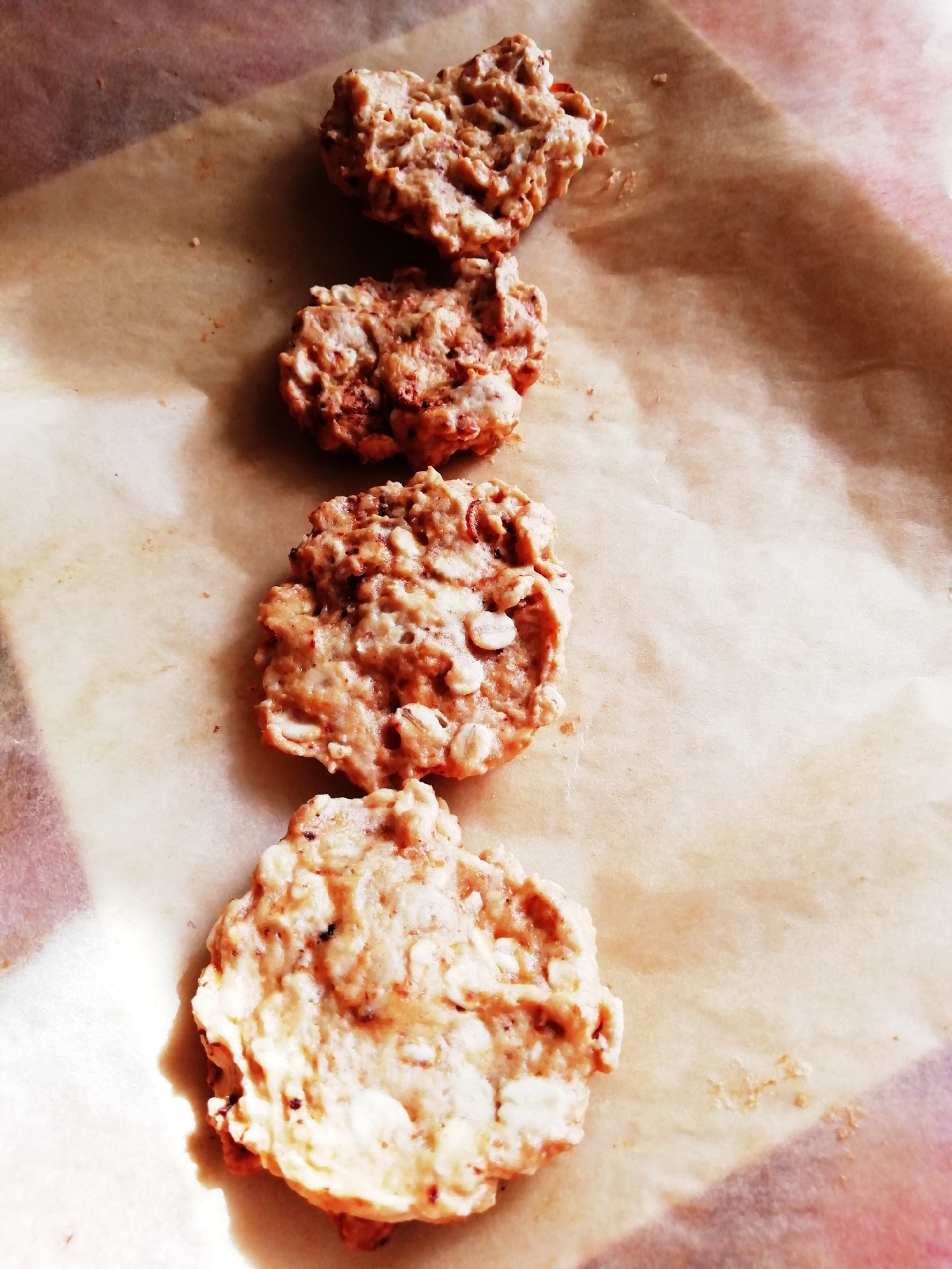 ヘルシー 簡単 押し麦のザクザククッキー 余熱不用 レシピ 作り方 By 港のキャロル 楽天レシピ