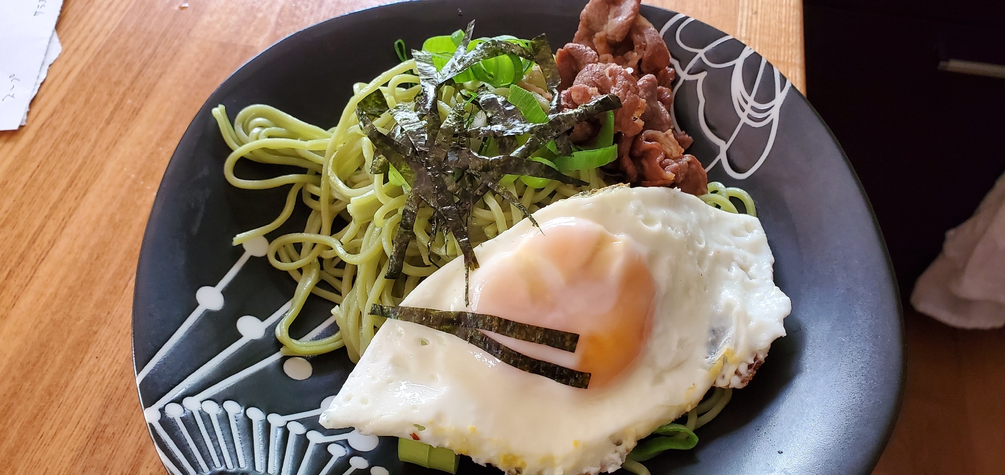 瓦焼きそば(茶そば)