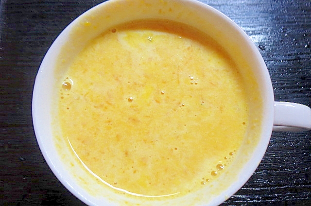簡単味噌風味の南瓜のスープ