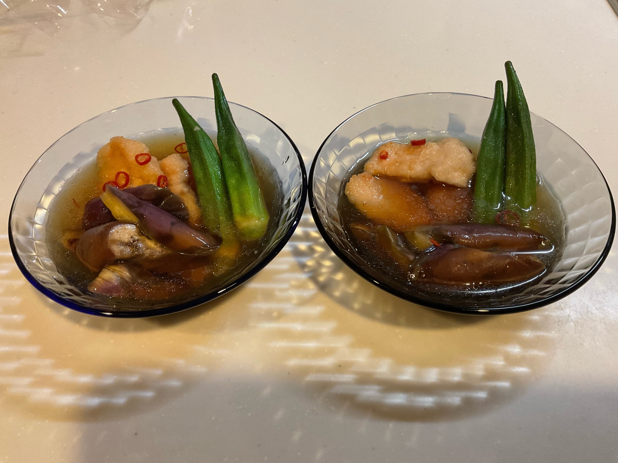 鶏胸肉の夏野菜漬け！