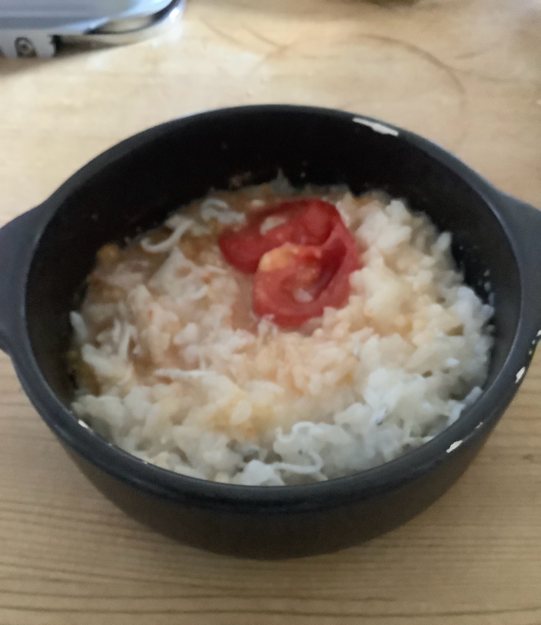 トマトしらす入りおじや♫