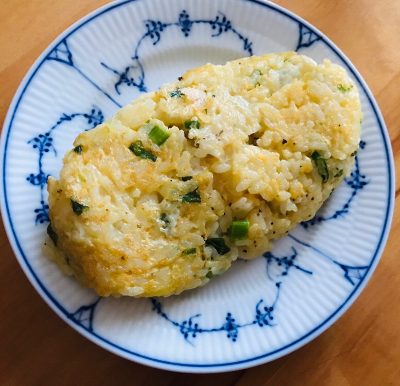 ネギたっぷり焼き卵ごはん