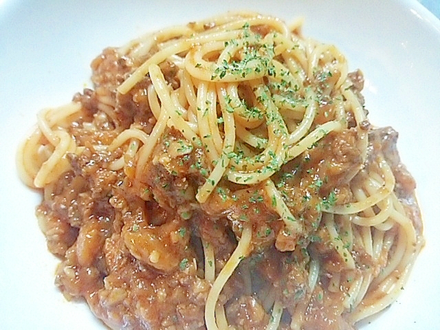 落合シェフのミートソースをアレンジしたミートスパ レシピ 作り方 By Jrとmc 楽天レシピ