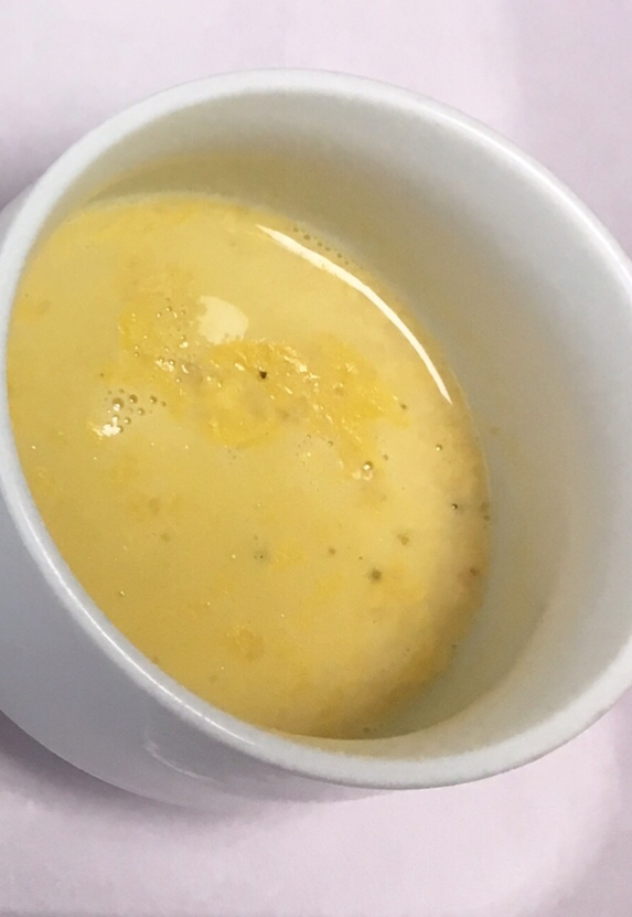 市販のコーンスープの素でコーンスープ